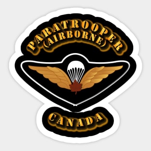 Canada - Basic Airborne Sticker